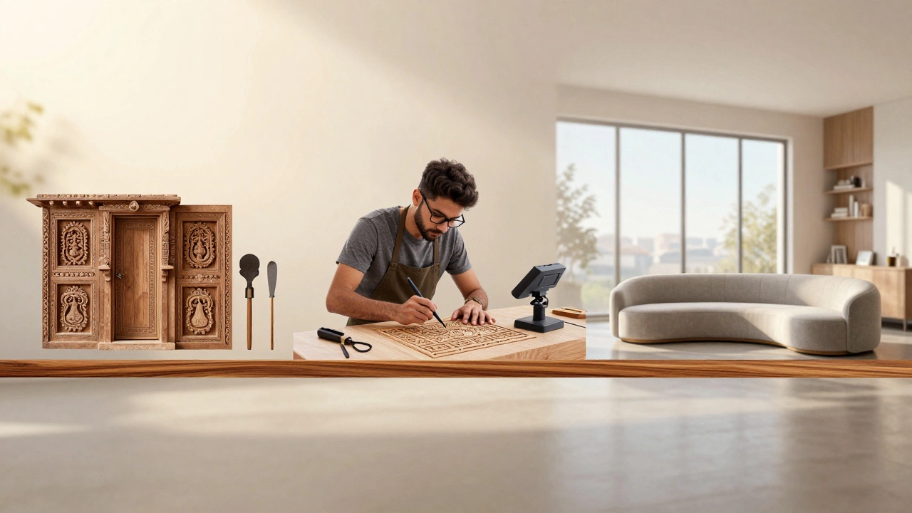 Timeline of Indian furniture from ancient carvings to modern modular designs